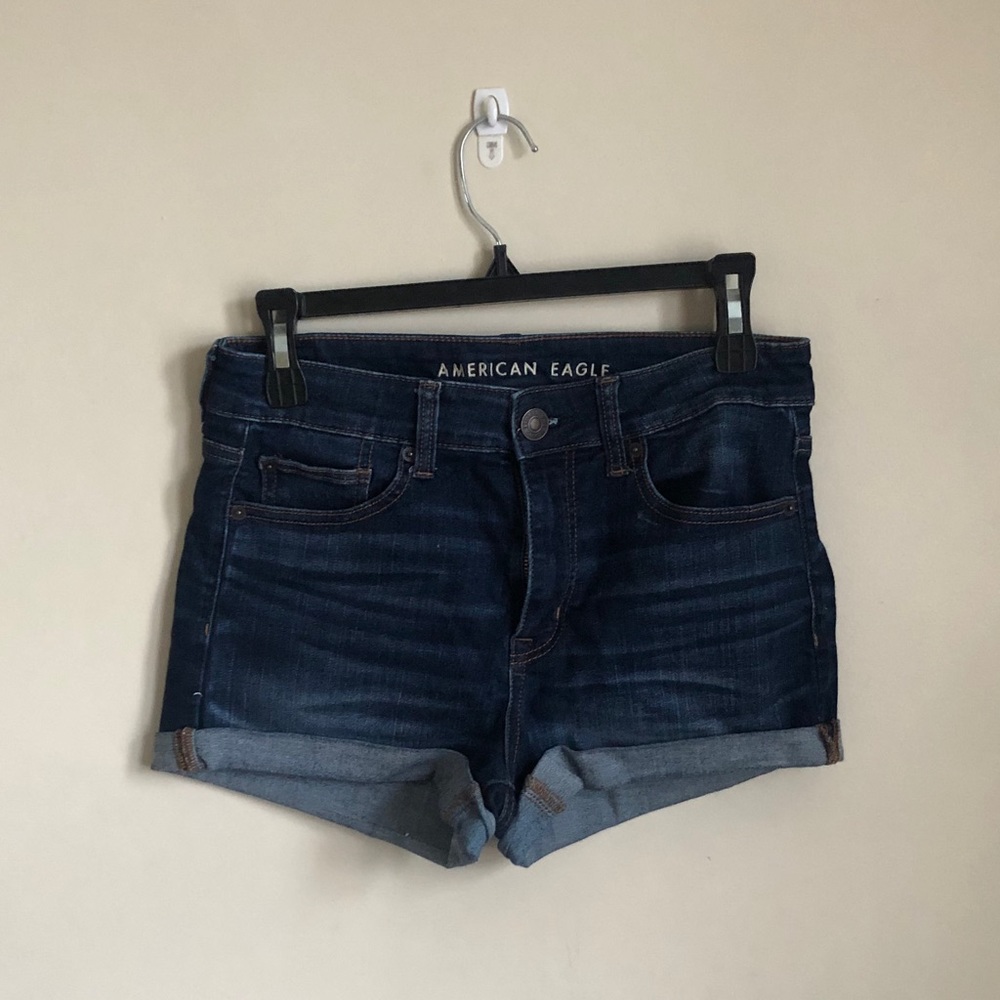 American Eagle High Rise Shortie shorts